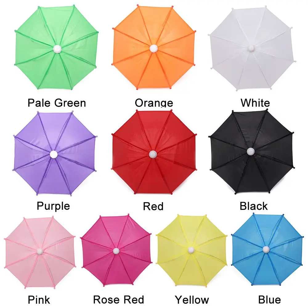 Doll Accessories Toys For Girls Mini Umbrella Rain Gear For Dolls BJD Accessories For Bjd Colorful Umbrellas Doll's Toys