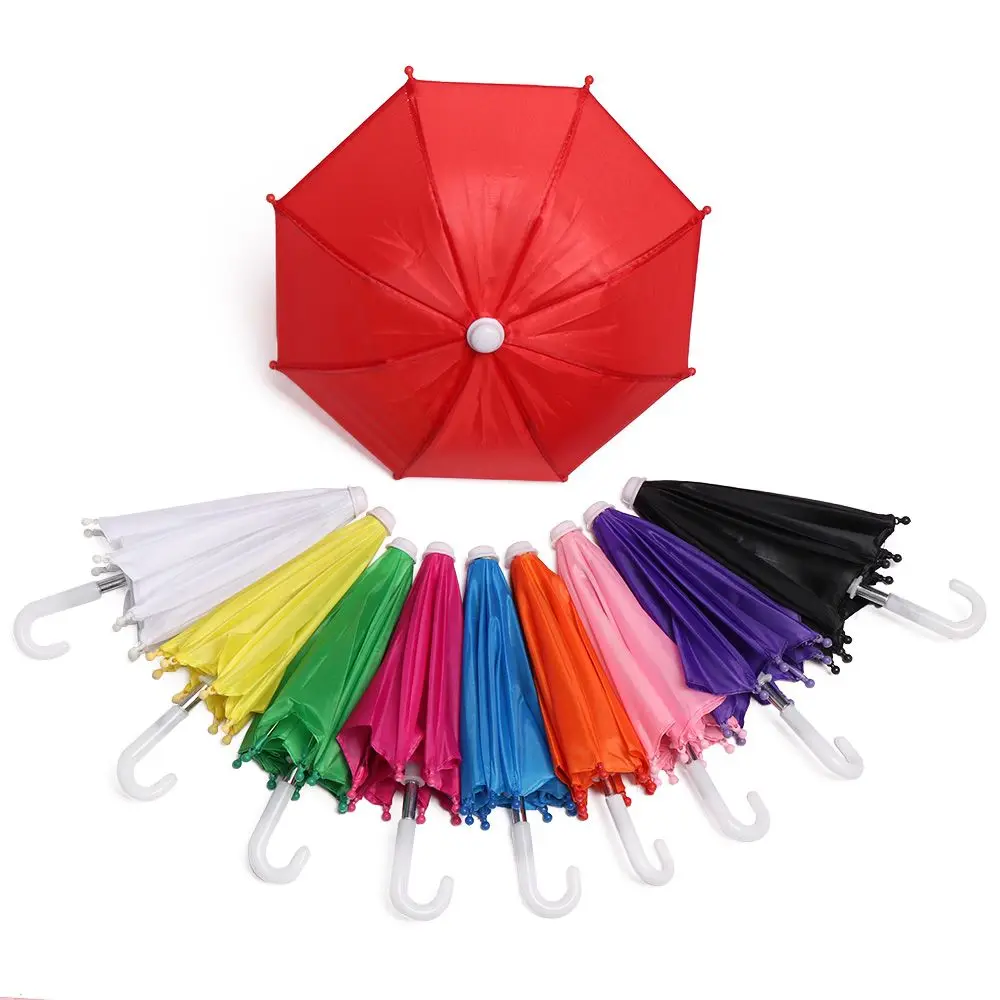 Doll Accessories Toys For Girls Mini Umbrella Rain Gear For Dolls BJD Accessories For Bjd Colorful Umbrellas Doll's Toys