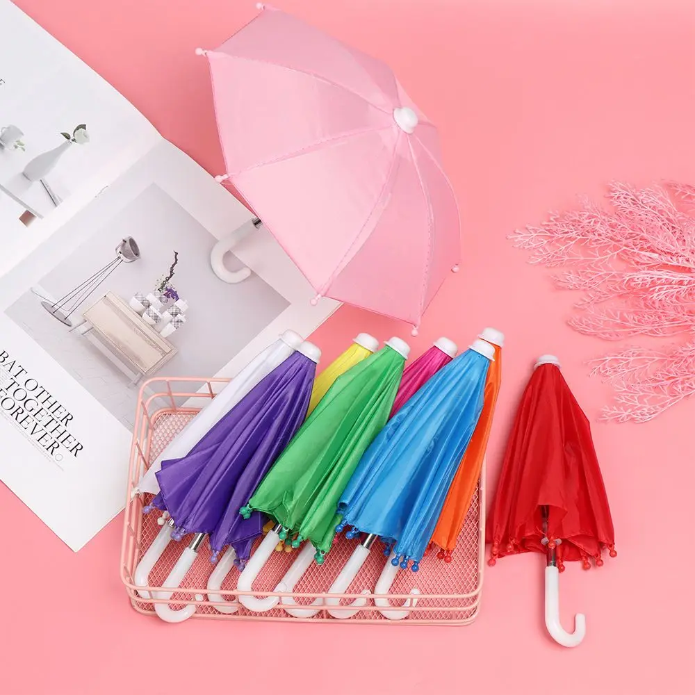 Doll Accessories Toys For Girls Mini Umbrella Rain Gear For Dolls BJD Accessories For Bjd Colorful Umbrellas Doll's Toys