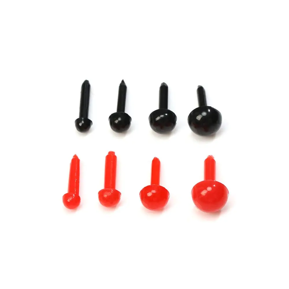 100Pcs Oval Safety Eyes Nose For Crochet Toys Stuffed Animals Plush Toys Teddy Bear Eyes Noses Accessories 3mm/4mm/5mm/6mm