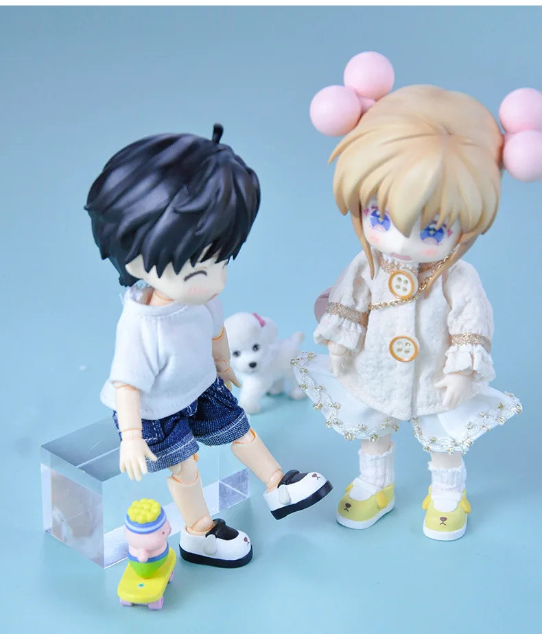 Ob11 Dolls Slippers Pvc Shoes Doll Cartoon Cute Doll Boots Ob11 Doll Shoes With Magnet Doll Accessories For Molly, Gsc, Ufdolls