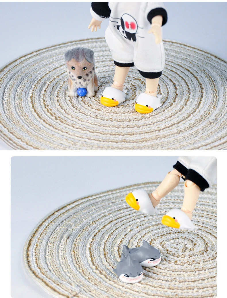 Ob11 Dolls Slippers Pvc Shoes Doll Cartoon Cute Doll Boots Ob11 Doll Shoes With Magnet Doll Accessories For Molly, Gsc, Ufdolls
