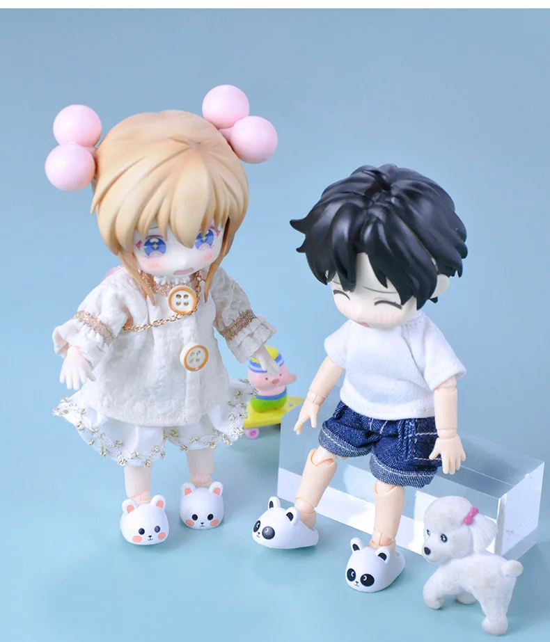 Ob11 Dolls Slippers Pvc Shoes Doll Cartoon Cute Doll Boots Ob11 Doll Shoes With Magnet Doll Accessories For Molly, Gsc, Ufdolls