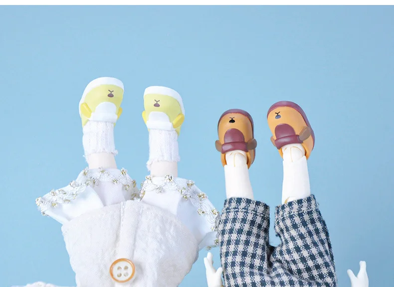 Ob11 Dolls Slippers Pvc Shoes Doll Cartoon Cute Doll Boots Ob11 Doll Shoes With Magnet Doll Accessories For Molly, Gsc, Ufdolls