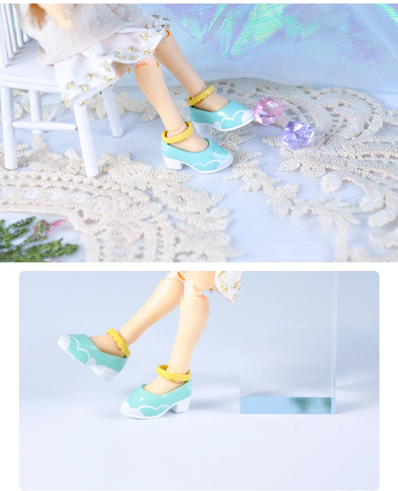 Ob11 Dolls Slippers Pvc Shoes Doll Cartoon Cute Doll Boots Ob11 Doll Shoes With Magnet Doll Accessories For Molly, Gsc, Ufdolls