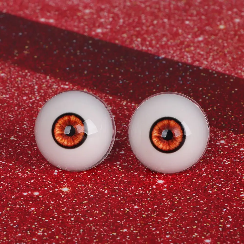 1Pair Glass Eyes Safety Animal Eyeball For BJD Multicolor Doll Making Crafts DIY Toy Accessories 24/26/28/30/32mm