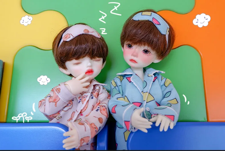 1/6BJD Doll Clothes Shirt Tops Trousers Pajamas Set Home Clothes for Large 1/6, Yosd, 30cm Doll Clothes Accessories Shoes