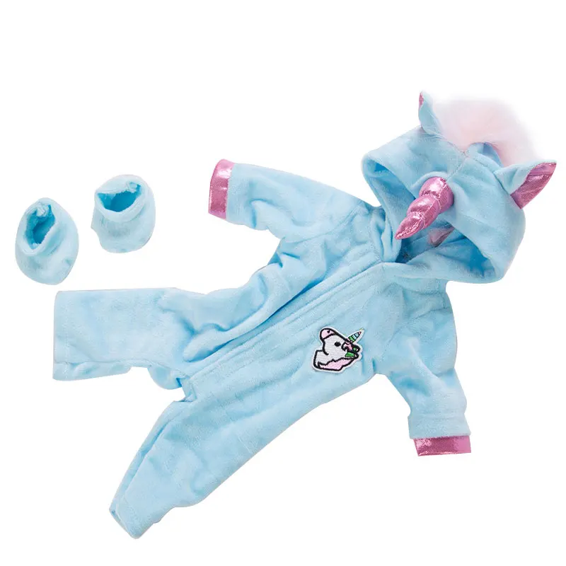 2023 New Pajamas Fit For 17Inches Baby Doll 43cm Born Babies Doll Clothes