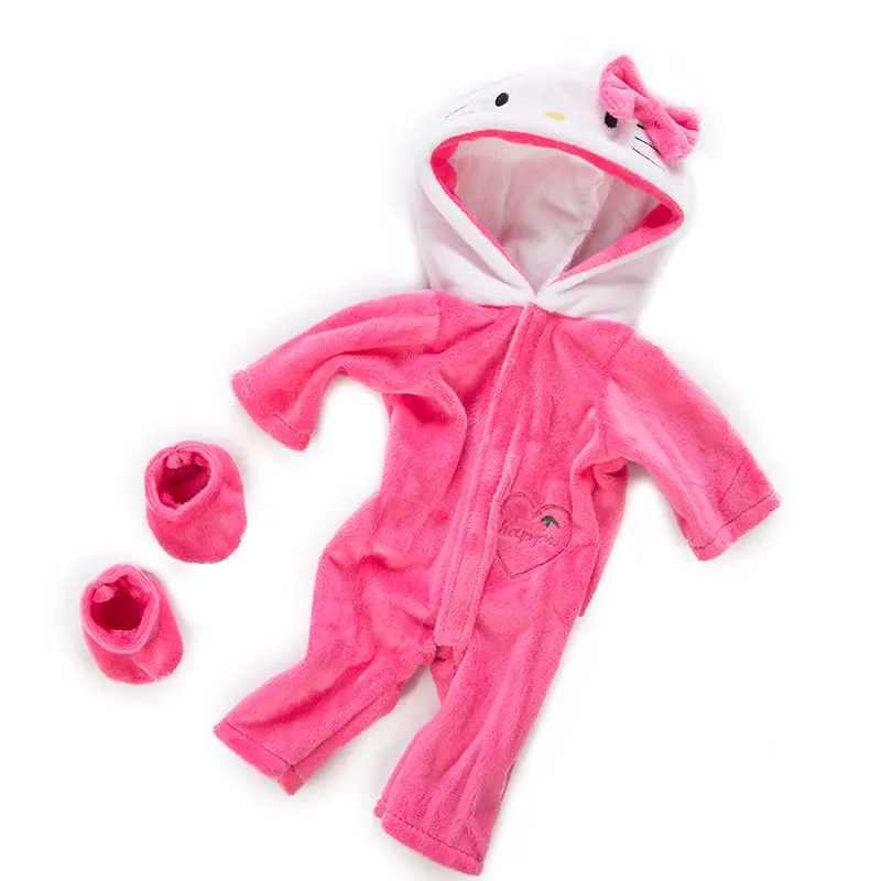 2023 New Pajamas Fit For 17Inches Baby Doll 43cm Born Babies Doll Clothes