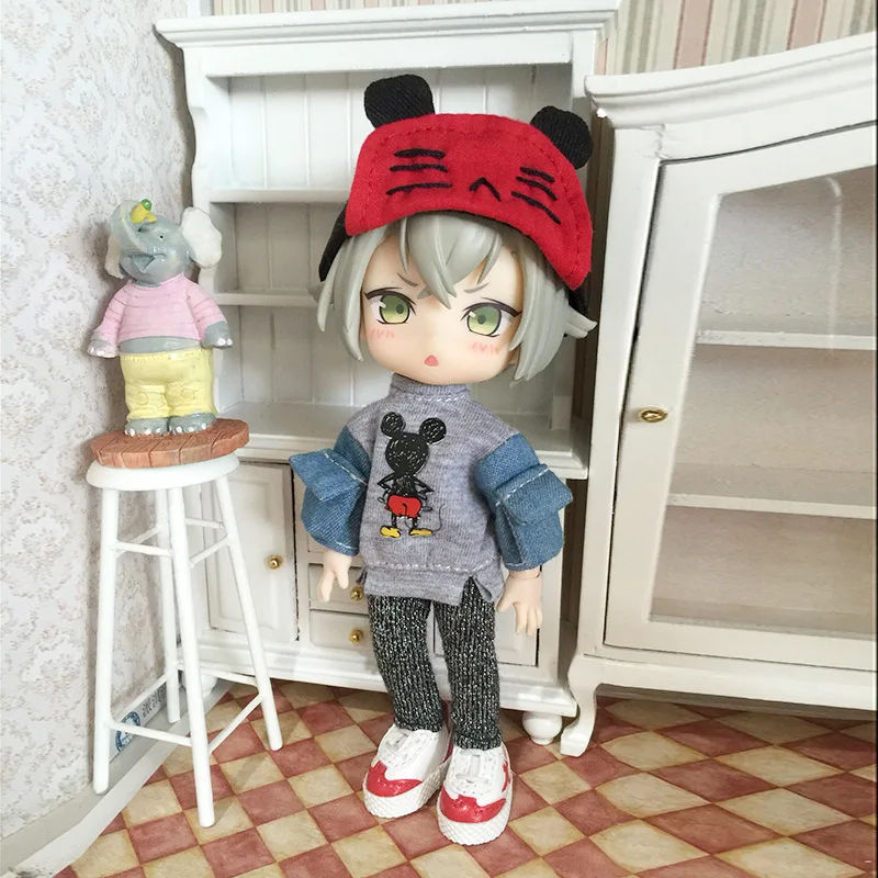 Ob11 Fashion Doll Hat Doll Animal Tiger Rabbit Hat Accessories For Penny, Nendoroids Obitsu11, Molly, Ob11, Molly, Gsc, 1/12 Bjd