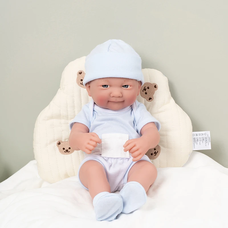 35cm Reborn Doll Cute Vinyl Reborn Dolls For 13.78inch Cute Doll Full Body Soft Vinyl Dolls Reborn Toys Gifts To Women