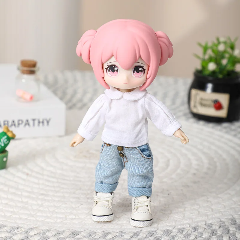 HOUZIWA OB11 Doll Clothes Trouser 1/12 BJD Doll Pant Jean