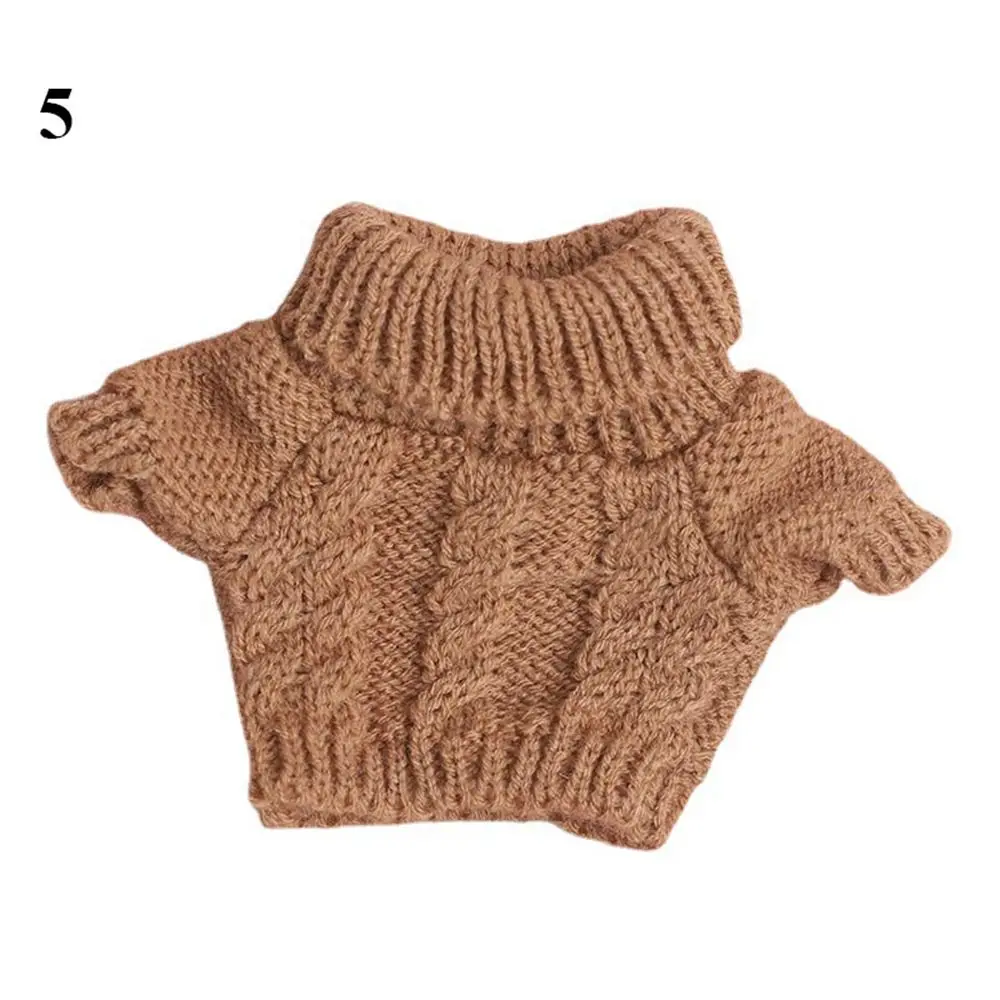 20cm Doll Fashion Knitted Coat Clothes Outfits Winter Warm Sweater Tops Doll Socks for Idol Dolls Cardigans Accessories