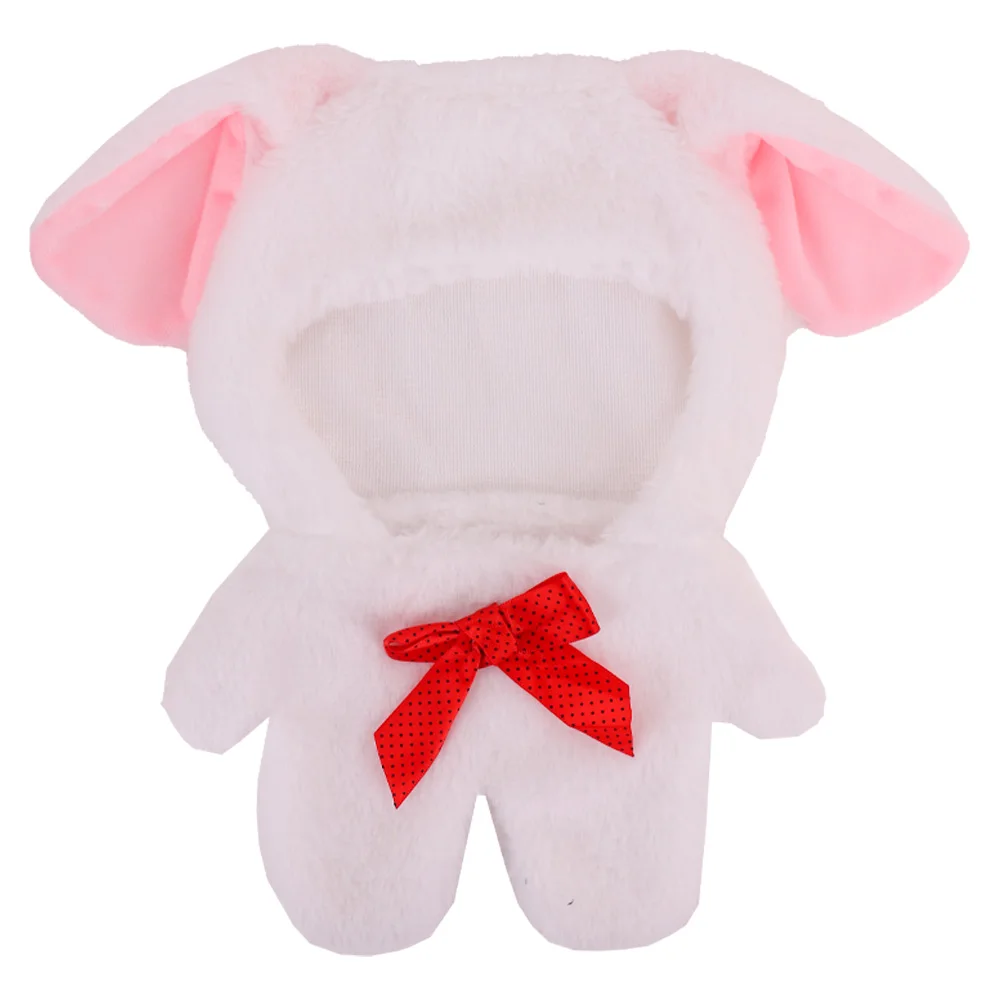30Cm Lalafanfan White Duck Plush Animal Clothes White Series Kawaii Cute Hoodie Sweater Bag Glasses Headdress Children Gifts