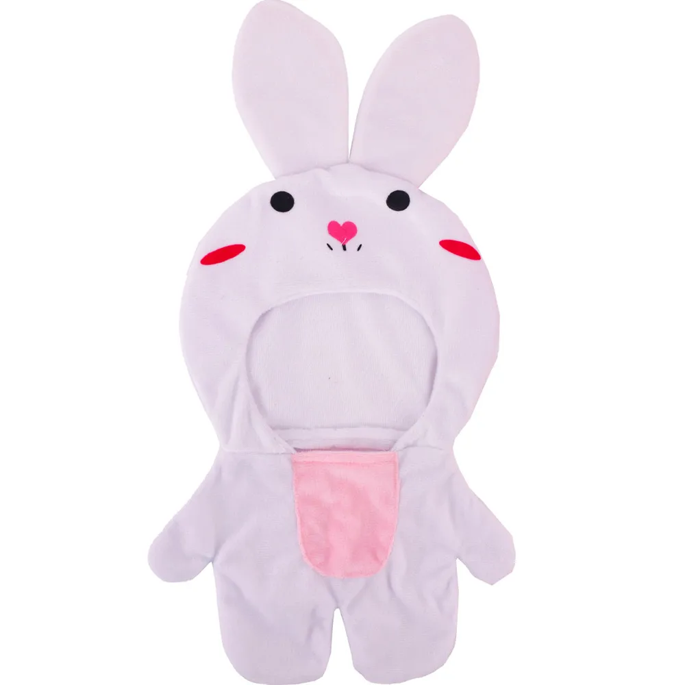 30Cm Lalafanfan White Duck Plush Animal Clothes White Series Kawaii Cute Hoodie Sweater Bag Glasses Headdress Children Gifts