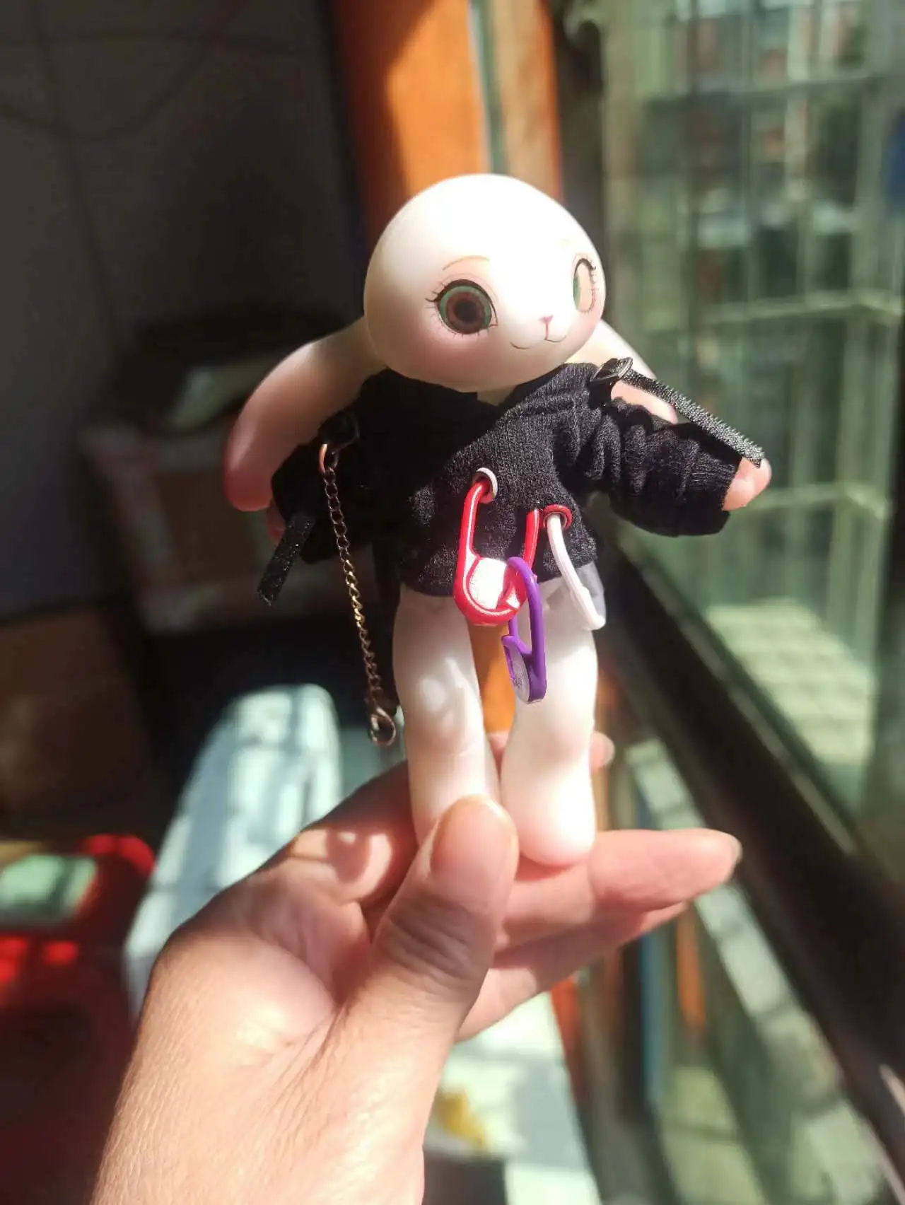 BJD doll 14cm rabbit doll girl's doll birthday gift children's toy rabbit clothing doll full set free delivery project