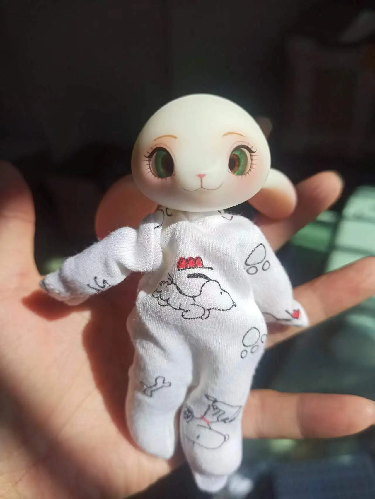BJD doll 14cm rabbit doll girl's doll birthday gift children's toy rabbit clothing doll full set free delivery project