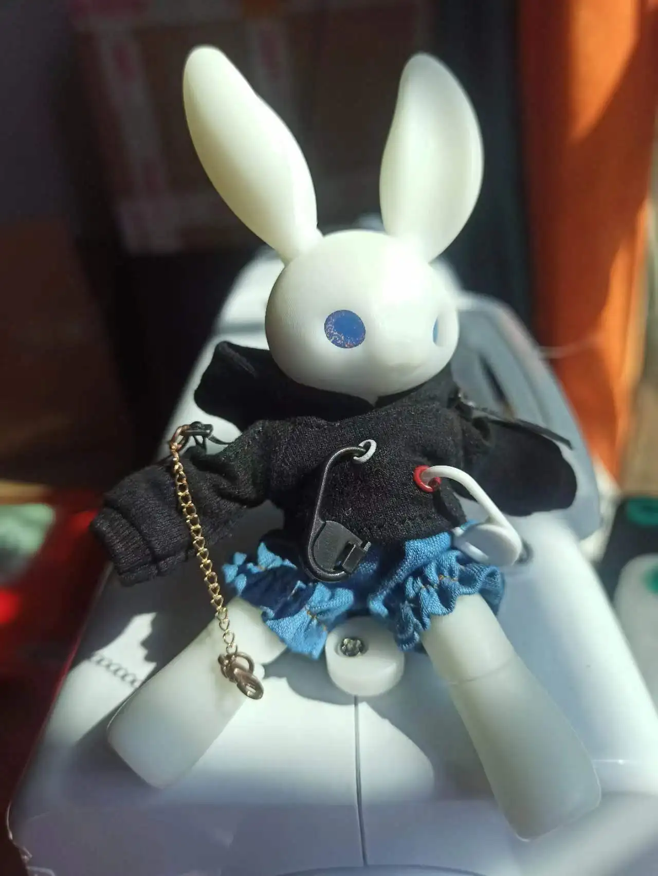 BJD doll 14cm rabbit doll girl's doll birthday gift children's toy rabbit clothing doll full set free delivery project