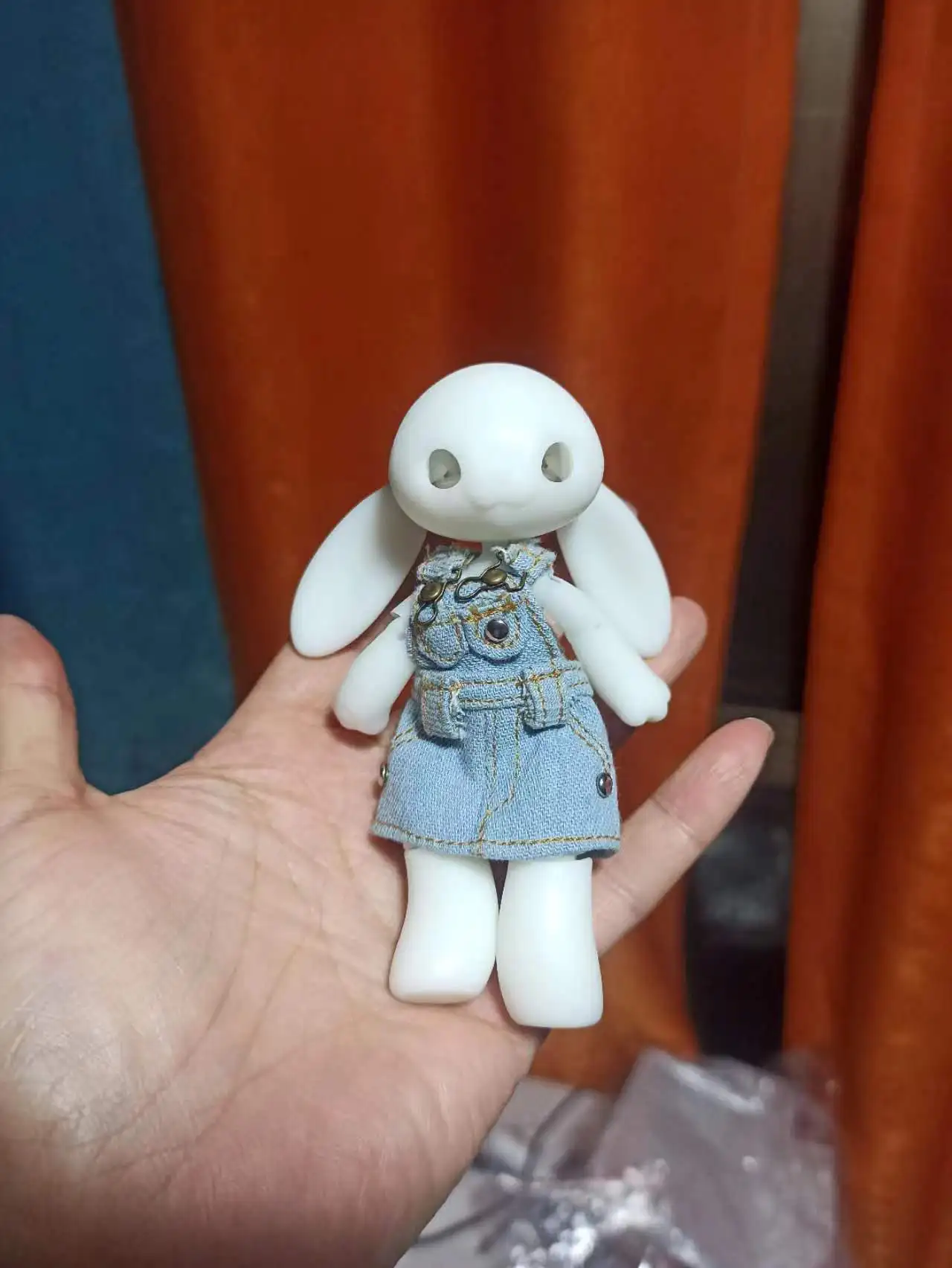 BJD doll 14cm rabbit doll girl's doll birthday gift children's toy rabbit clothing doll full set free delivery project