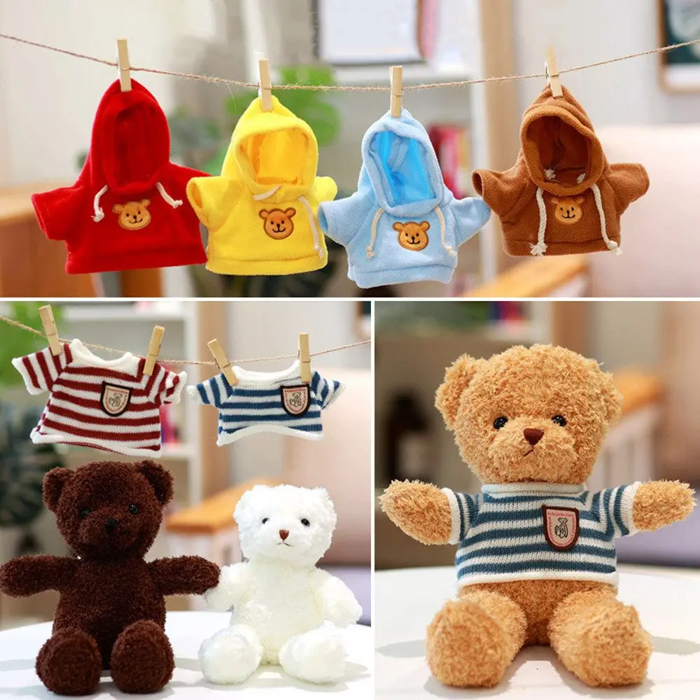 30cm Cotton Doll Accessories Plush Dog Bear Children's Toys Dolls Clothes LaLafanfan Clothes Stuffed Toys