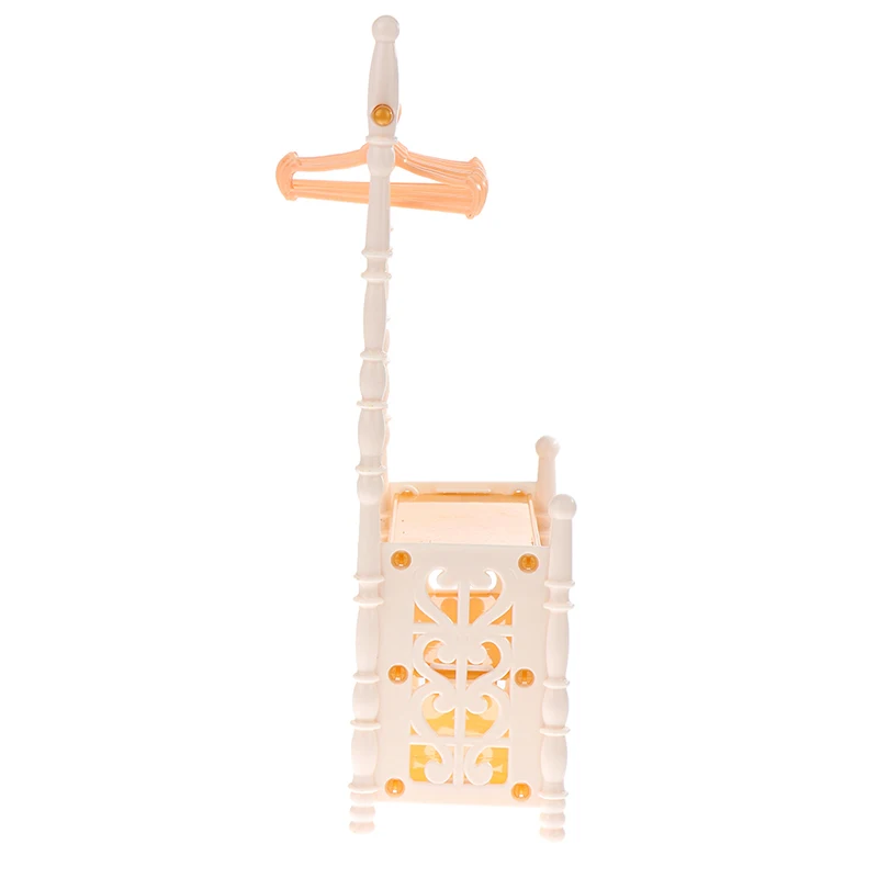 1set 30cm Dolls Hangers Dress Clothes Holder Cute Accessories Doll Clothes Rack Garment Organizer Hangers for Dolls Handbag