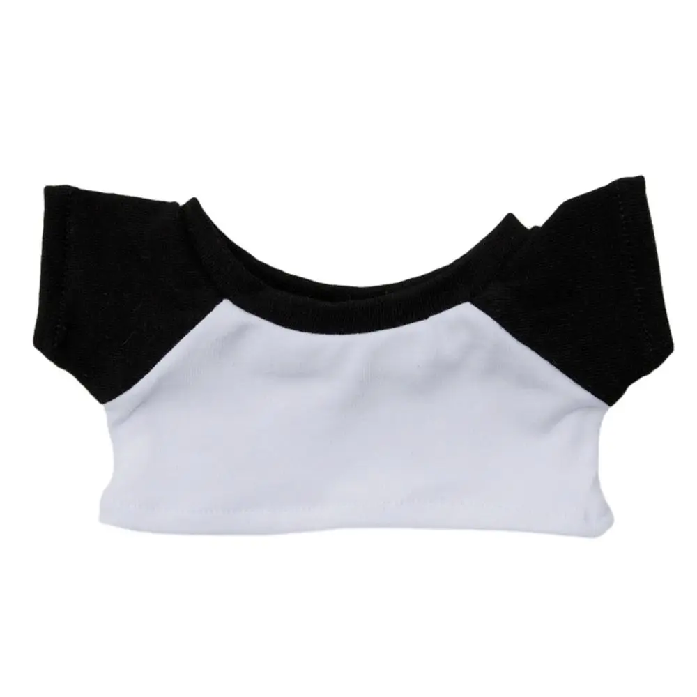 10CM Doll Clothes Cute Tops Cotton T-shirt Candy Color Sweatshirt For Cotton Stuffed Dolls Toys Accessories Idol Doll Outfit