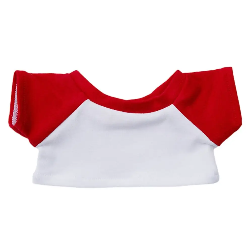 10CM Doll Clothes Cute Tops Cotton T-shirt Candy Color Sweatshirt For Cotton Stuffed Dolls Toys Accessories Idol Doll Outfit