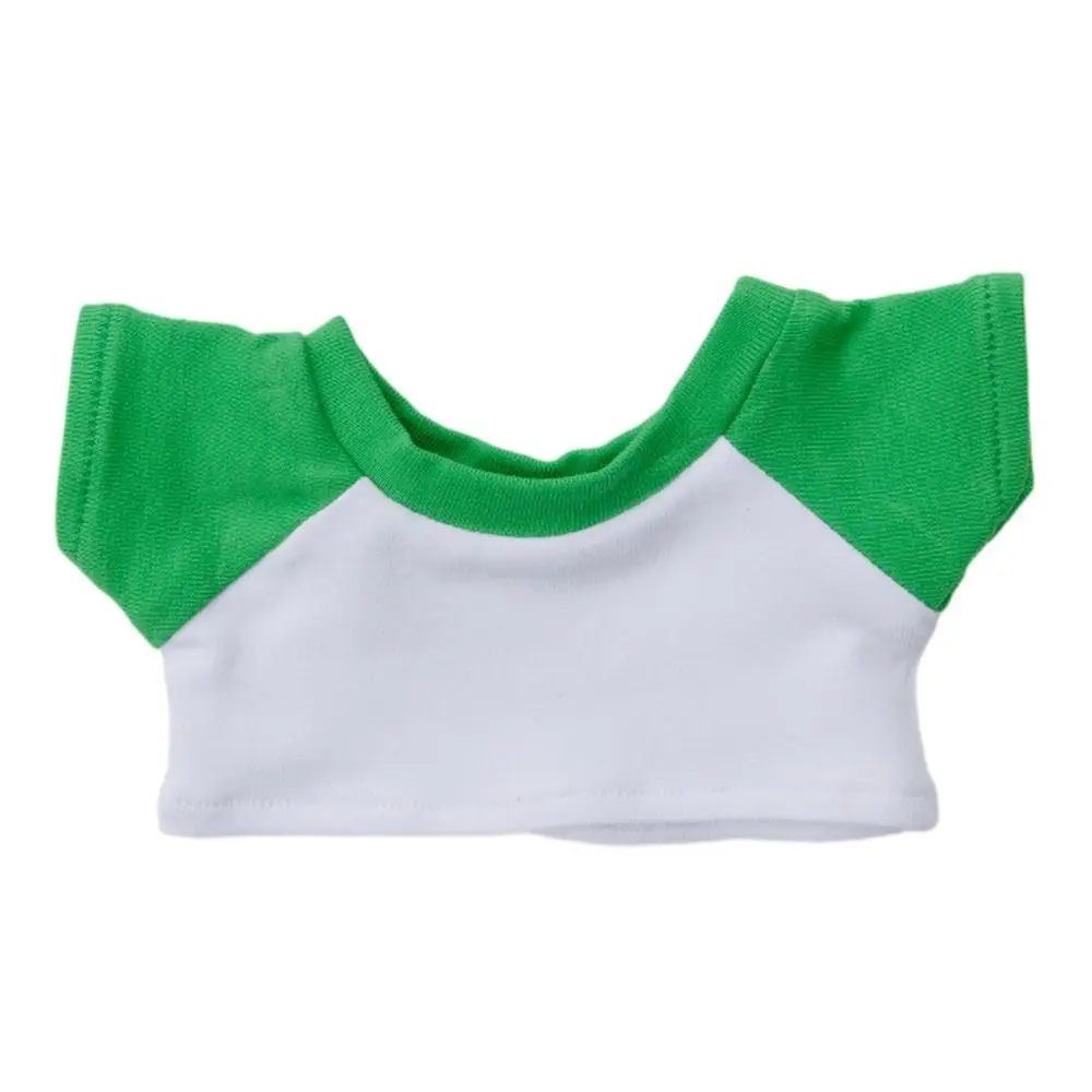 10CM Doll Clothes Cute Tops Cotton T-shirt Candy Color Sweatshirt For Cotton Stuffed Dolls Toys Accessories Idol Doll Outfit