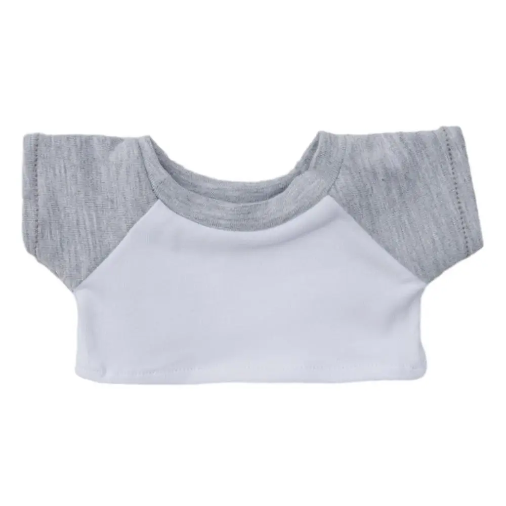 10CM Doll Clothes Cute Tops Cotton T-shirt Candy Color Sweatshirt For Cotton Stuffed Dolls Toys Accessories Idol Doll Outfit