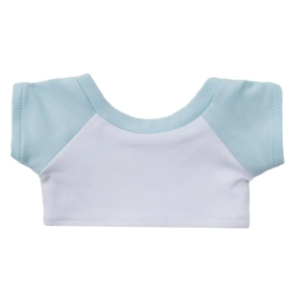 10CM Doll Clothes Cute Tops Cotton T-shirt Candy Color Sweatshirt For Cotton Stuffed Dolls Toys Accessories Idol Doll Outfit