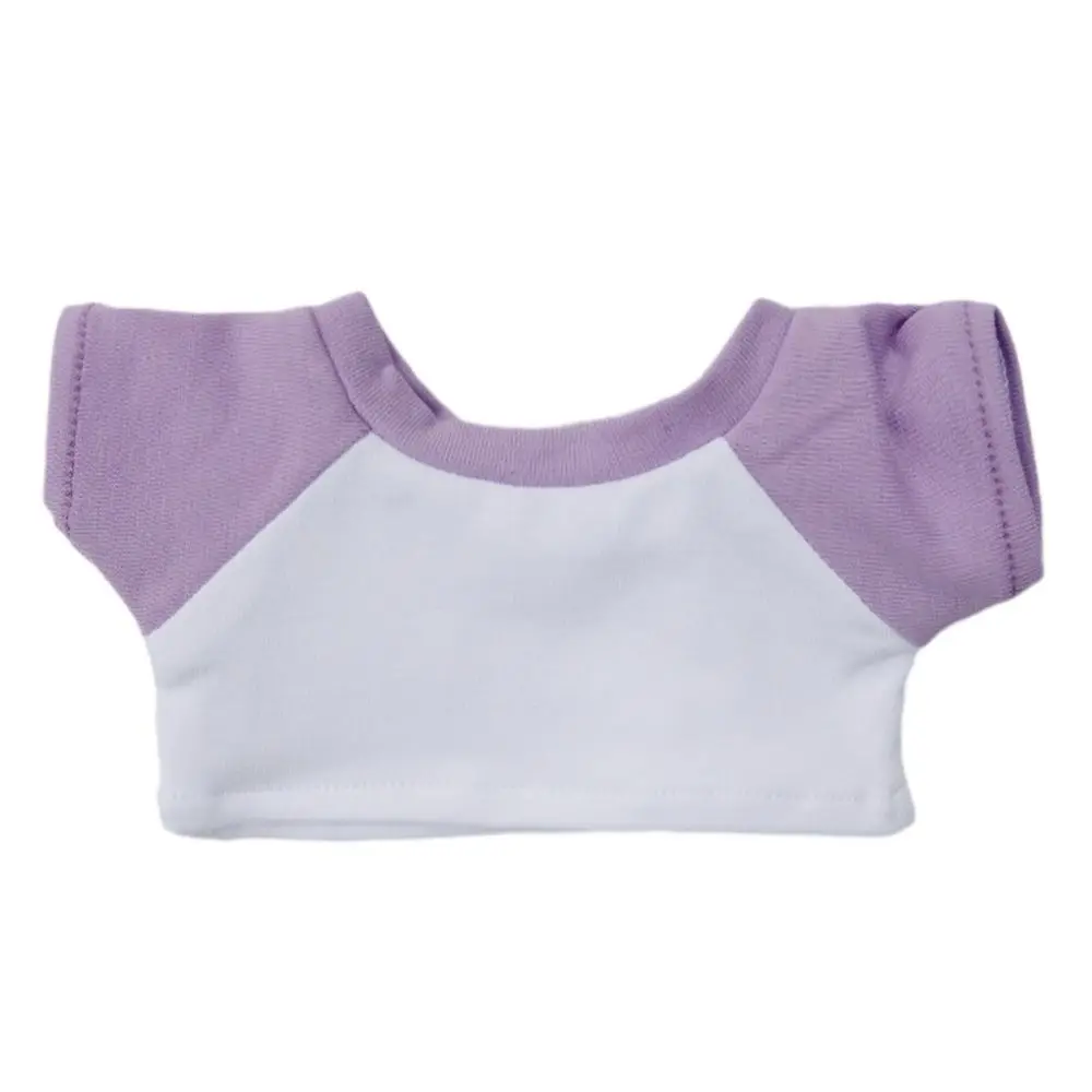10CM Doll Clothes Cute Tops Cotton T-shirt Candy Color Sweatshirt For Cotton Stuffed Dolls Toys Accessories Idol Doll Outfit