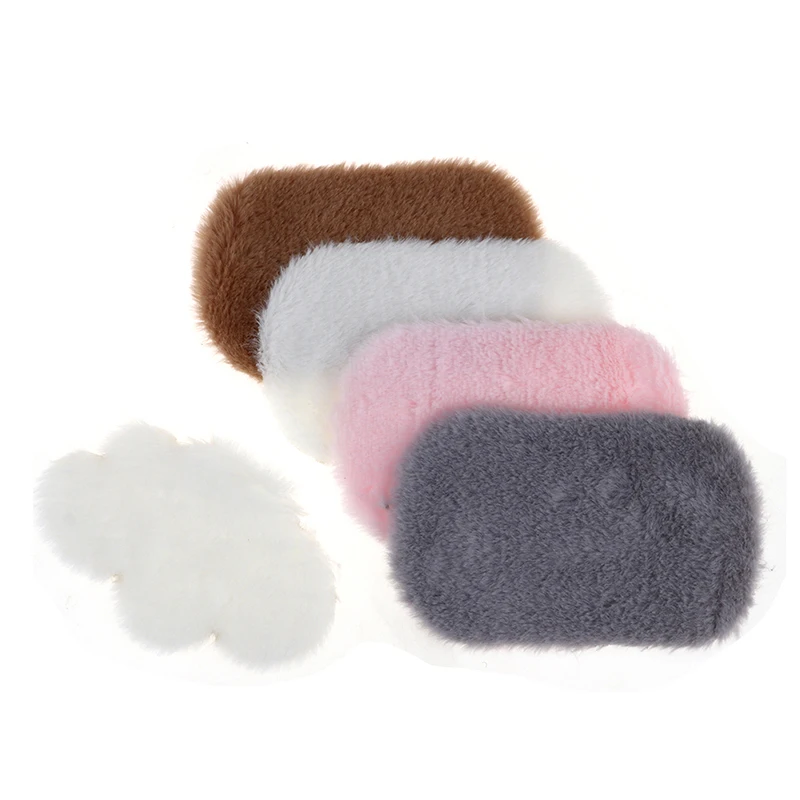 Dollhouse Miniature Plush Rug Carpet Mat Dolls House Living Room Furniture Decoration Accessories