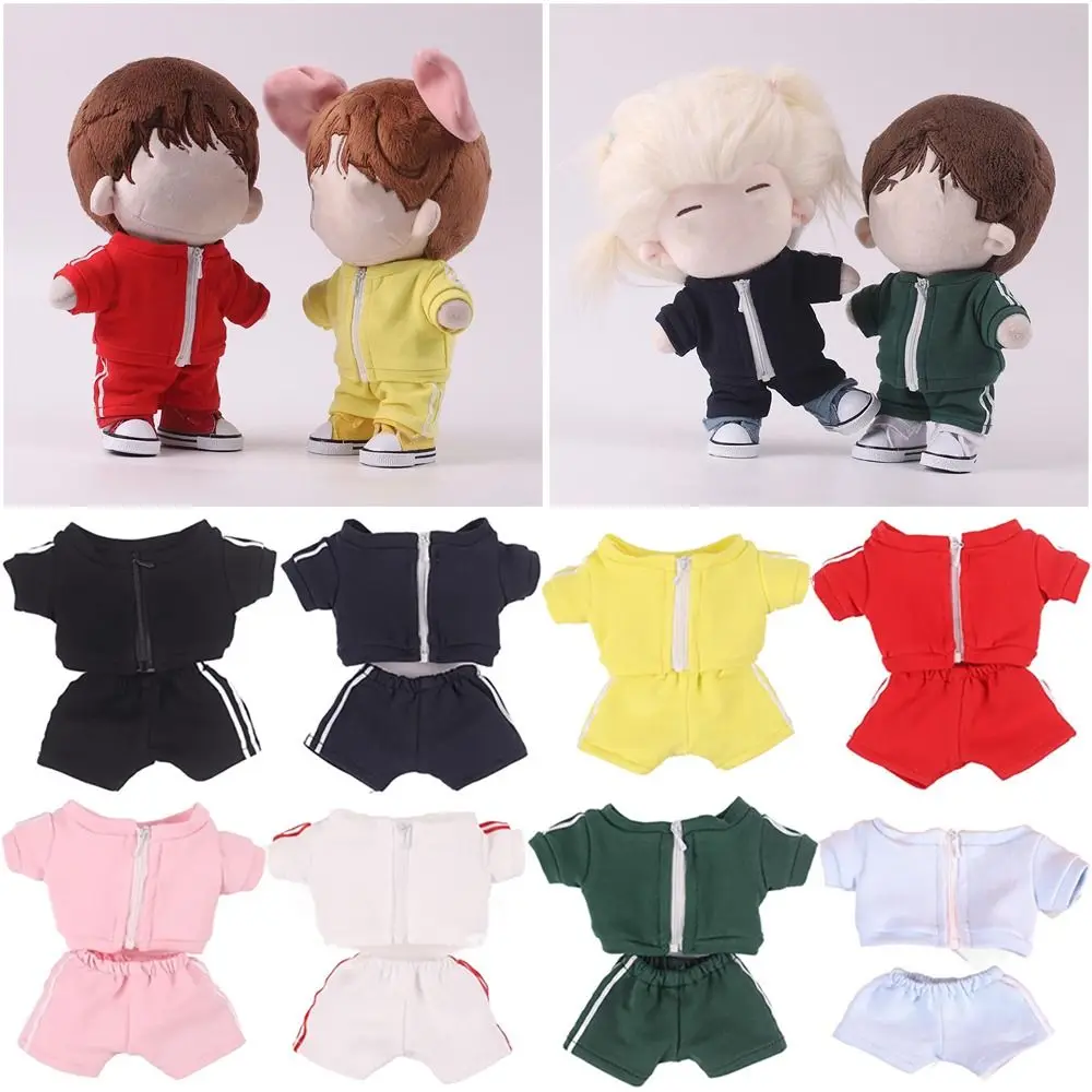 20CM Doll Clothes Sports Suit Fashion Sportswear For Doll Outfit Casual Wear Clothing For Idol Doll Toy Baseball Uniform Toys