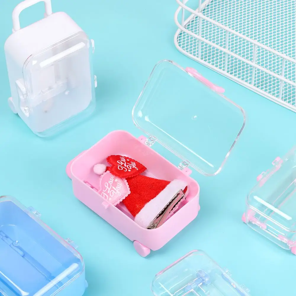 Fashion Dolls Mini Suitcase Doll Handbag Dollhouse Decoration Miniature Toys Trunk Lovely Small Clutch Jewellery Box