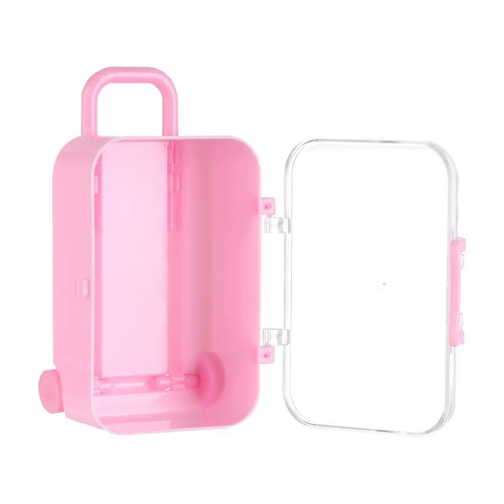 Fashion Dolls Mini Suitcase Doll Handbag Dollhouse Decoration Miniature Toys Trunk Lovely Small Clutch Jewellery Box