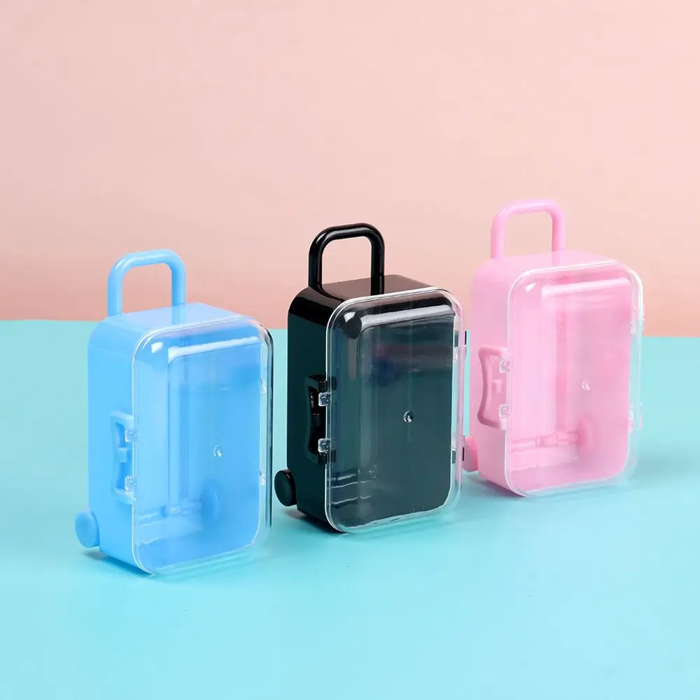 Fashion Dolls Mini Suitcase Doll Handbag Dollhouse Decoration Miniature Toys Trunk Lovely Small Clutch Jewellery Box