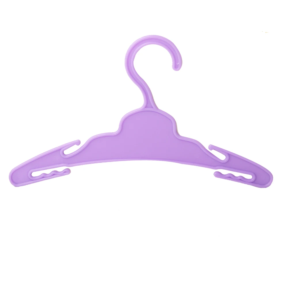 Doll Hangers Accessories For American 18 Inch Girl Doll Pink 10pcs;20pcs/lot Plastic Hangers Fit 43cm Baby New Born&OG Life Doll