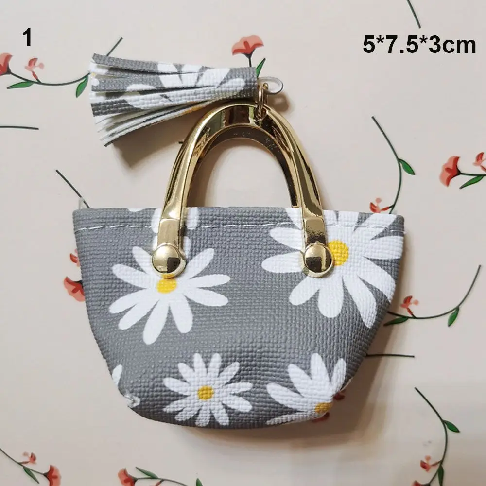 Fashion Miniature Handbag PU Leather Bag Lady Purse Shoulder Bag For 1/6 BJD Dolls Outfits Accessories Dollhouse Girls Gift Toys