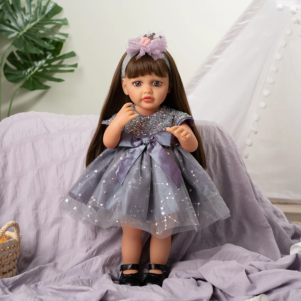 Yeezwood Cute Doll Clothes Dress for 55cm Reborn Doll Accessories Skirt Hat for 22inch Baby Girl Doll Clothes Hoodie Accessories