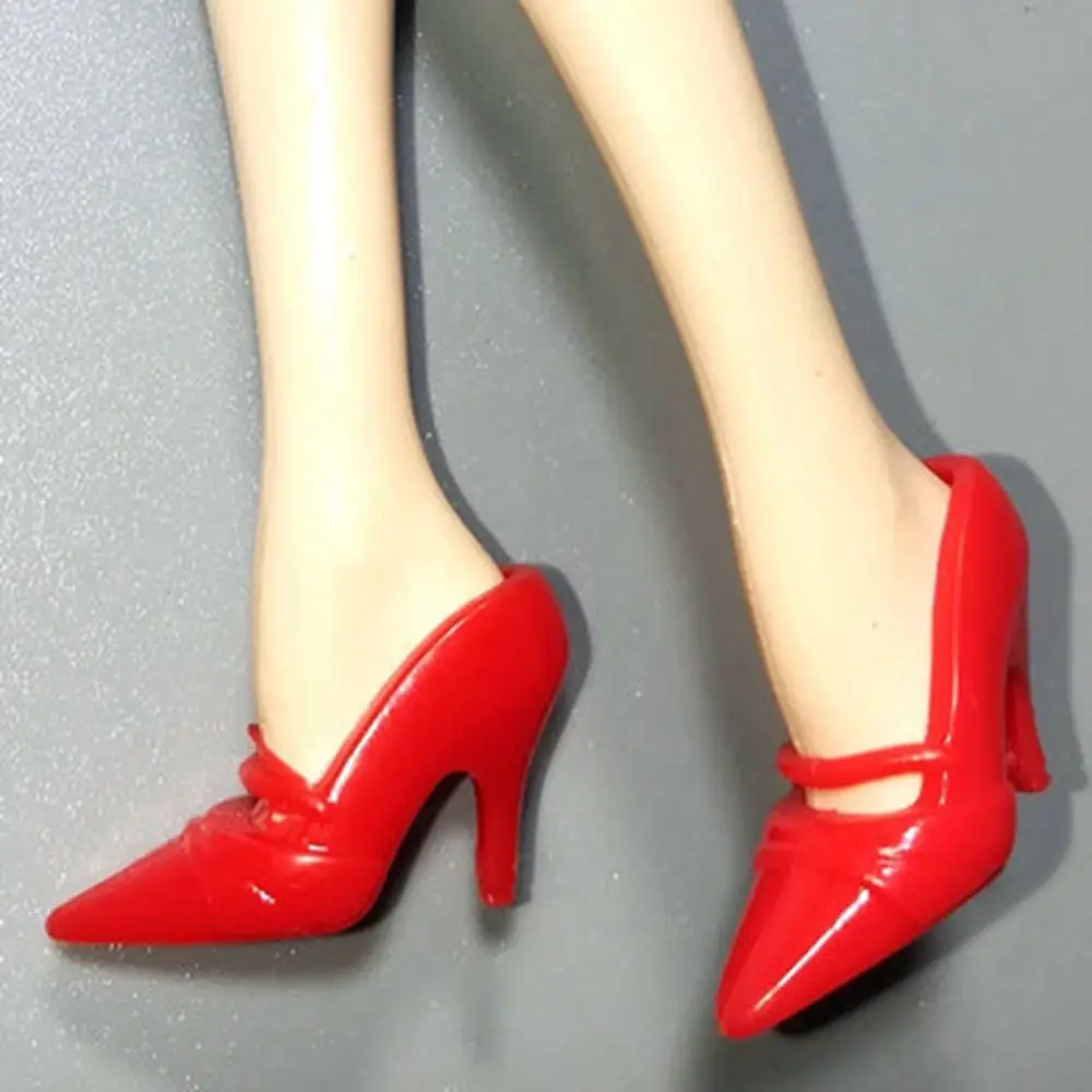 21 Styles Female Foot Length 2.2cm Doll Shoes High Heels Shoes Accessories 1/6 Dolls Boot