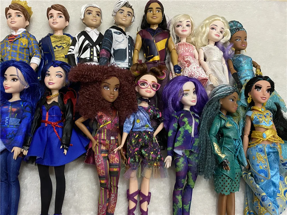 Doll colorful girl Action Figures with Classic Toys For Girl Gift bjd Uma