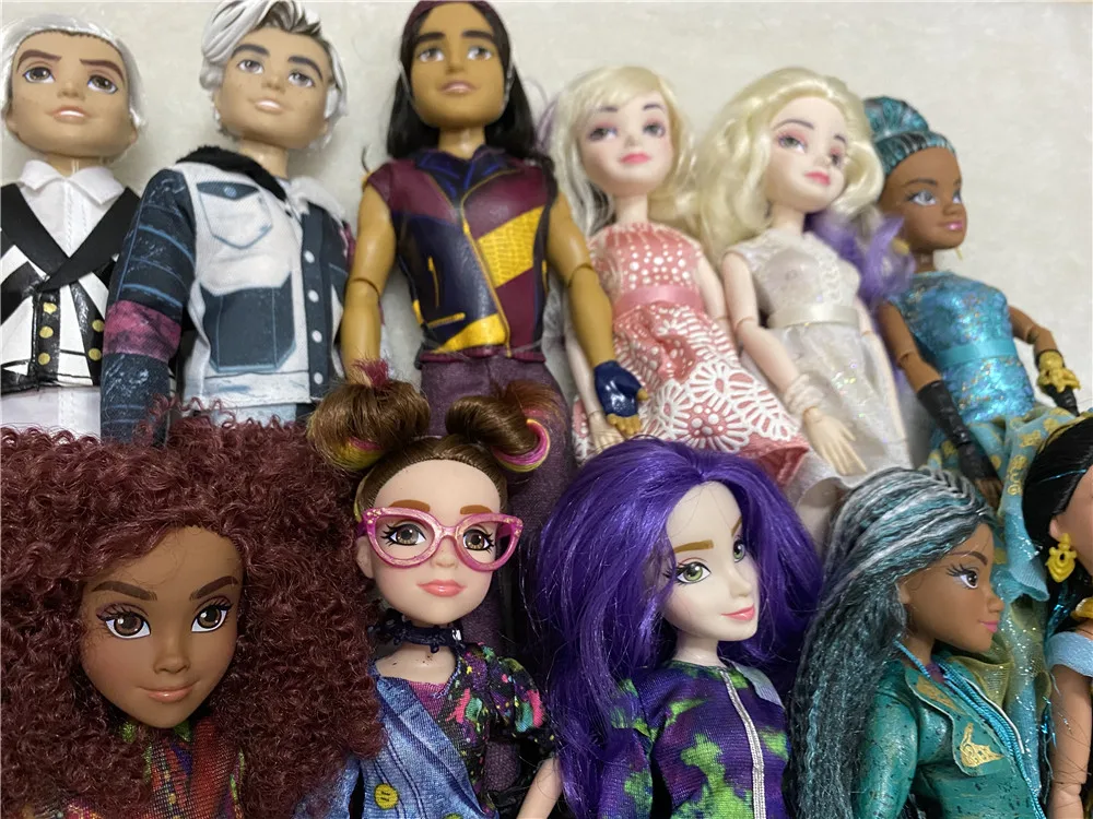 Doll colorful girl Action Figures with Classic Toys For Girl Gift bjd Uma