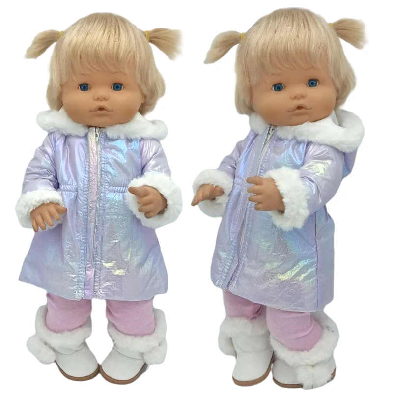 40cm Baby Dolls Clothes Winter Coat Nenuco Doll Clothing Ropa Y Su Hermanita Accessories