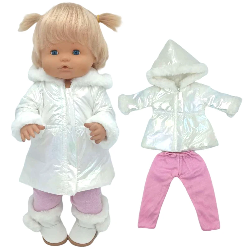 40cm Baby Dolls Clothes Winter Coat Nenuco Doll Clothing Ropa Y Su Hermanita Accessories