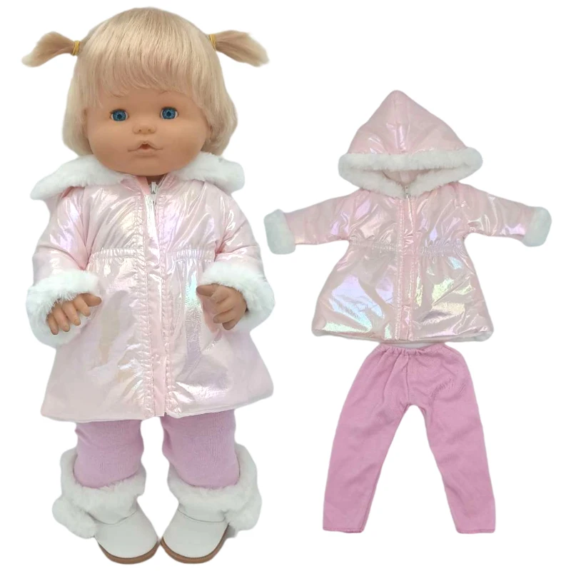 40cm Baby Dolls Clothes Winter Coat Nenuco Doll Clothing Ropa Y Su Hermanita Accessories