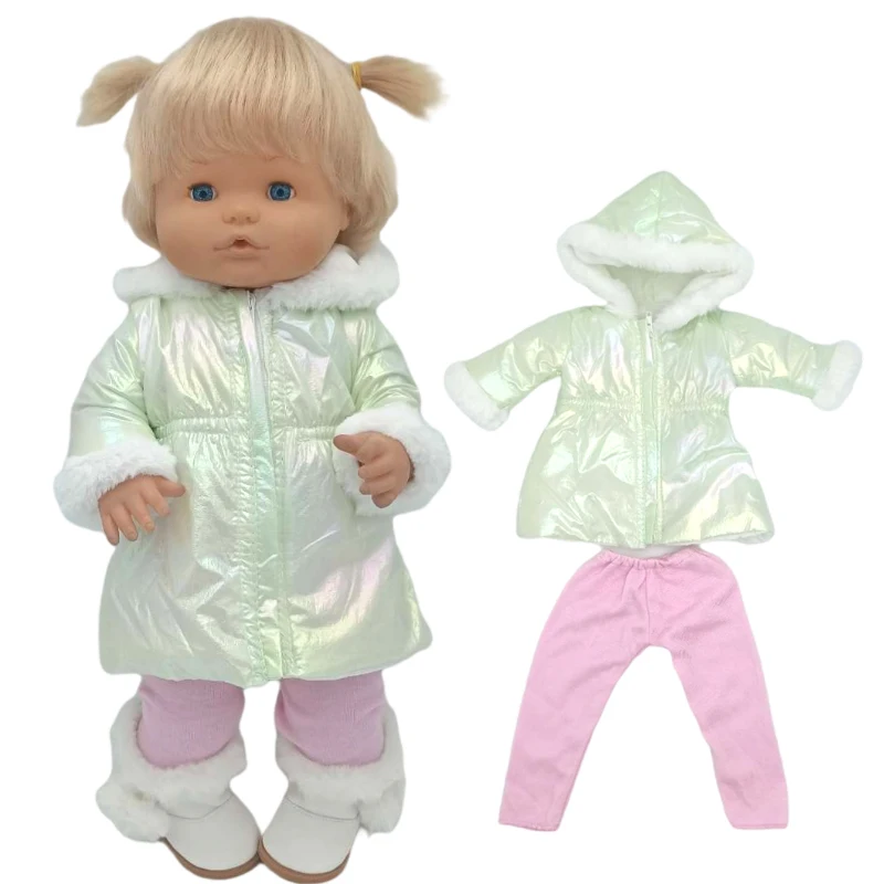 40cm Baby Dolls Clothes Winter Coat Nenuco Doll Clothing Ropa Y Su Hermanita Accessories
