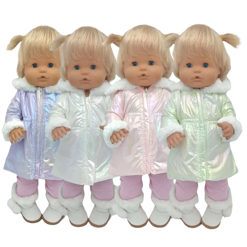 40cm Baby Dolls Clothes Winter Coat Nenuco Doll Clothing Ropa Y Su Hermanita Accessories