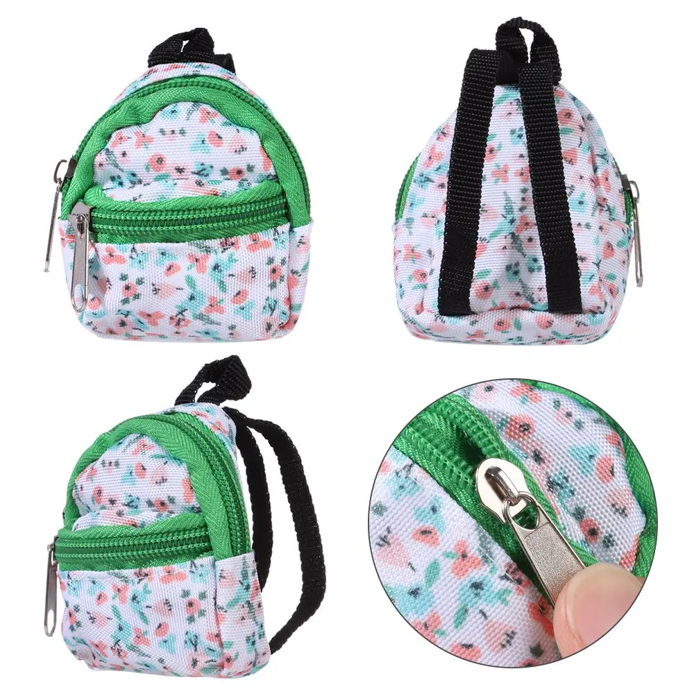 Doll Backpacks Doll Bags Mini Zipper Doll Backpacks Cute School Bags Doll Accessories Toy Supplies for Doll Play