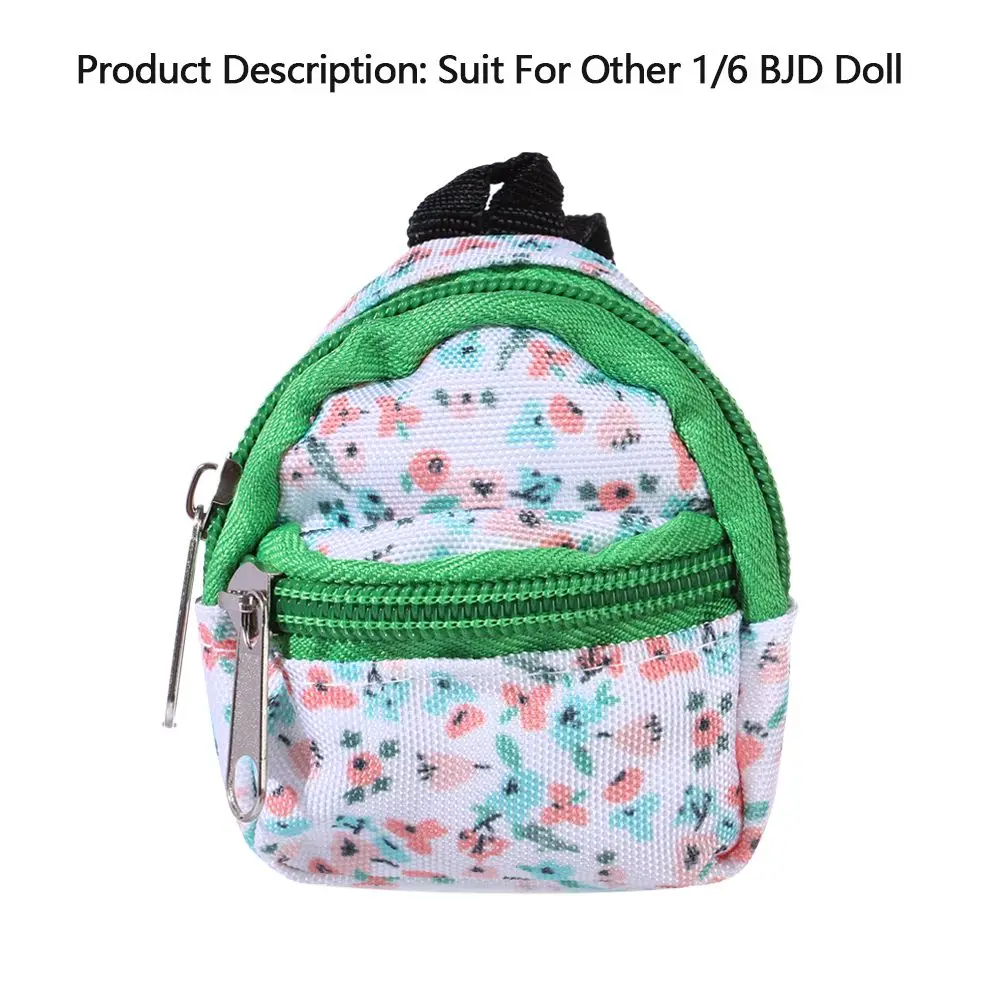 Doll Backpacks Doll Bags Mini Zipper Doll Backpacks Cute School Bags Doll Accessories Toy Supplies for Doll Play