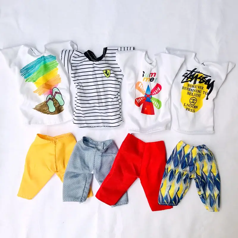 Ken Doll Clothes Kawaii Items Fashion Coat Outfit Suit Accessories 30cm For Girl Boy Friend DIY Children Game Birthday Present